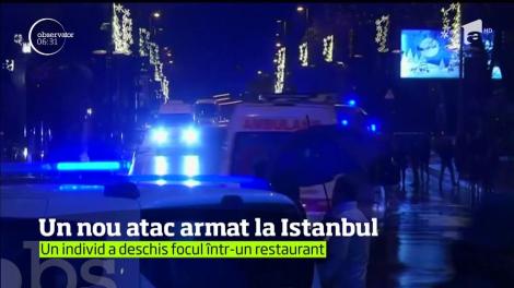 Un nou atac a avut loc în Istanbul! Un individ a rănit două persoane într-un restaurant