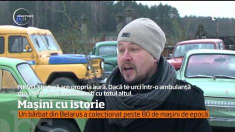 Un bărbat din Belarus a colecționat peste 80 de mașini de epocă
