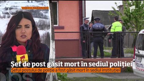 Şeful de post de la poliţia locală din Maramureş a fost găsit mort în sediul instituţiei