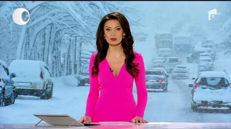 Drumuri şi autostrăzi închise din cauza viscolului! LISTA COMPLETĂ a şoselelor blocate