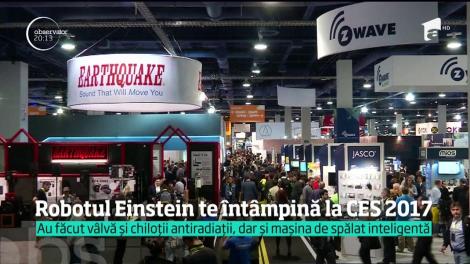 Robotul umanoid Einstein, la Salonului Consumatorilor de Electronică 2017