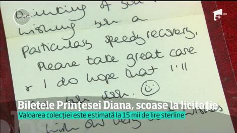 Biletele Prinţesei Diana, scoase la licitație