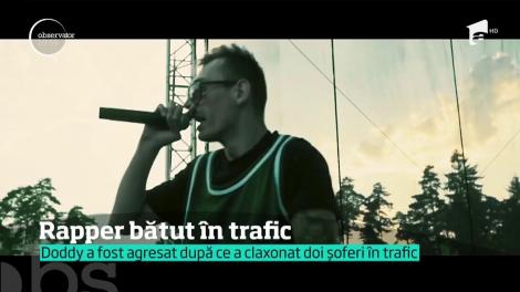 Rapper bătut în trafic
