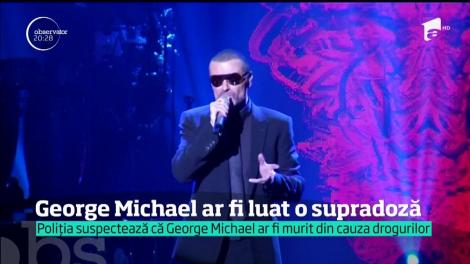 Poliţia britanică ia în calcul o posibilă supradoză drept cauză a morţii lui George Michael