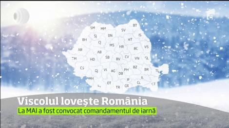 Prima noapte de iarnă adevărată! Autorităţile au emis COD ROȘU în județul Buzău