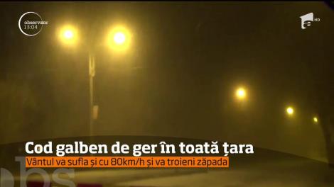 Cod galben de ger în toată țara