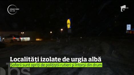 Cea mai mare parte a drumurilor din Dobrogea sunt blocate, în continuare