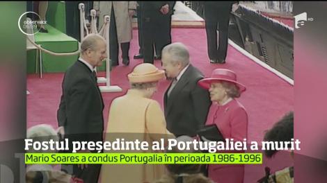 Fostul președinte al Portugaliei Mario Soares a încetat din viaţă la vârsta de 92 de ani