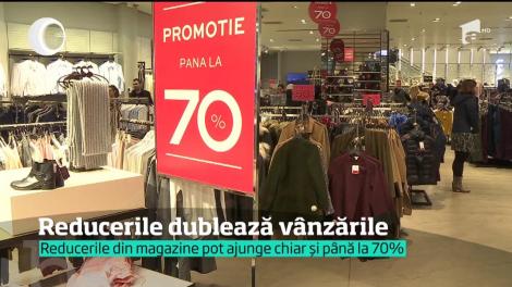 Reducerile de iarnă dublează vânzările