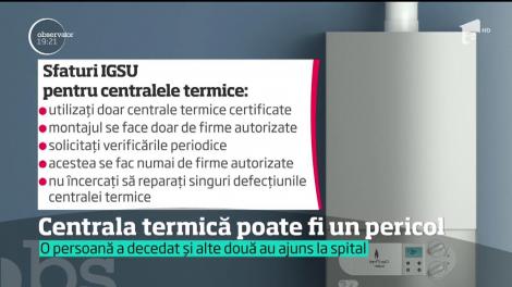 Centrala termică poate fi un pericol! Trei persoane s-au intoxicat cu monoxid de carbon, într-o casă din Capitală