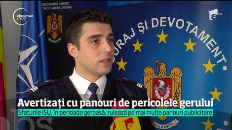 Sfaturile ISU, în perioada geroasă, rulează pe mai multe panouri publicitare. Tu le-ai văzut? "Foarte interesant. Lumea trebuie să citească și să aplice!"