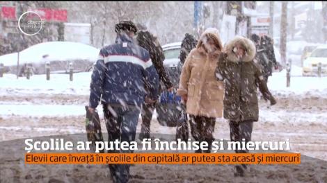 Veste senzaţională pentru elevi! Şcolile ar urma să fie închise şi miercuri din cauza condiţiilor meteo