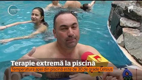 Terapie extremă la piscină într-un centru de agrement din Brașov