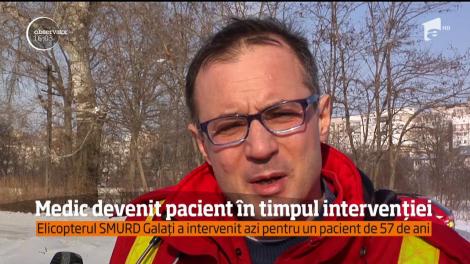 Un medic de la SMURD a devenit din salvator, pacient!