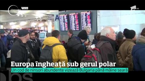 Europa se luptă cu gerul polar