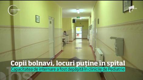 Spitalul Clinic de Pediatrie Sibiu nu mai face față internărilor
