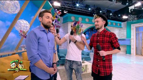 PREA TARE! I-auzi, Dani: "Îți dorim să fii șef pe punte, măcar trei secunde. Nu știm unde e Răzvan, el n-a vrut să dea un ban!" Băieţii de la "Noaptea Târziu" au venit cu sorcova