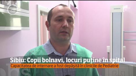 Spitalul Clinic de Pediatrie Sibiu nu mai face față internărilor
