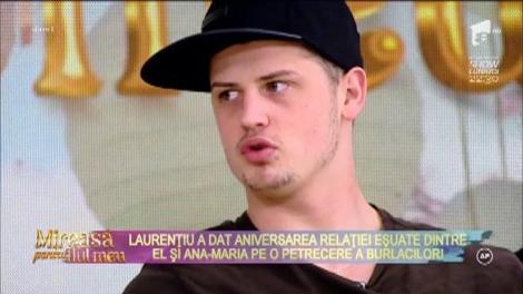 Laurențiu a dat aniversarea relației eșuate dintre el și Ana-Maria pe o petrecere a burlacilor!