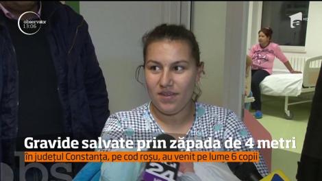Gravide salvate prin zăpezi de 4 metri. Cu greu, pompierii au reuşit să ajungă în satele izolate