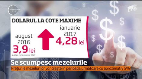 Prețurile mezelurilor vor crește în perioada următoare cu aproximativ 5%