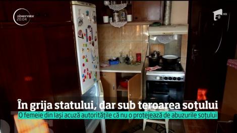 O femeie din Iași acuză autoritățile că nu o protejează de abuzurile soțului
