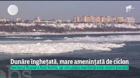 Ciclonul format în Marea Neagră aduce precipitații și viscol