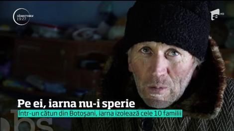 Balta Roşie, cătunul izolat. Pe ei, iarna nu-i sperie!