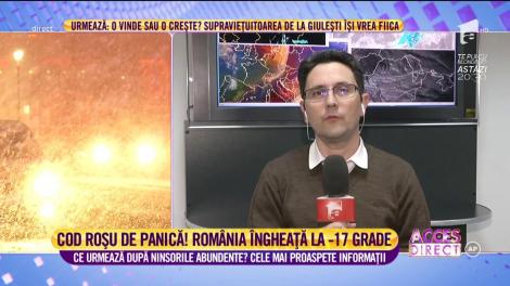 Cod roșu de panică! Iată ce urmează după ninsorile abundente