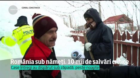 România sub nămeți. Au avut loc zece mii de salvări critice!