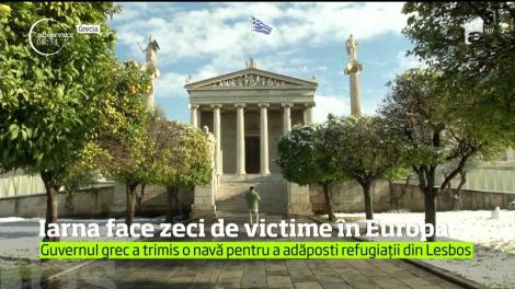 Gerul polar şi ninsorile abundente continuă să facă victime în Europa