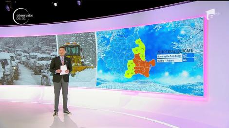 Atenție mare. Zeci de drumuri din România sunt blocate! Situația se AGRAVEAZĂ!