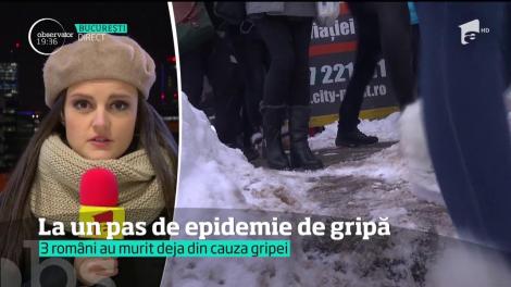 România, la un pas de epidemie de gripă