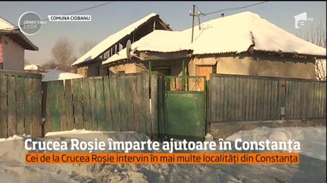Cei de la Crucea Roșie intervin în mai multe localități din Constanța