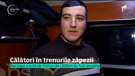 Călători în trenurile înghețate!