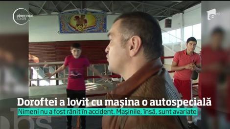 Leonard Doroftei a lovit cu maşina o autospecială I.S.U