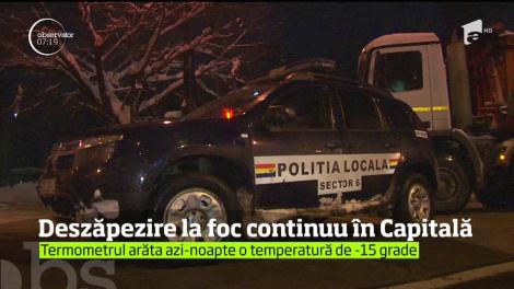 Deszăpezire la foc continuu în Capitală
