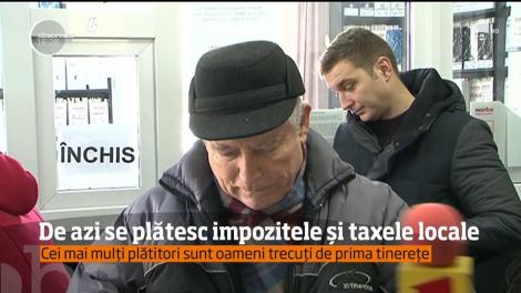 De azi se plătesc impozitele și taxele locale