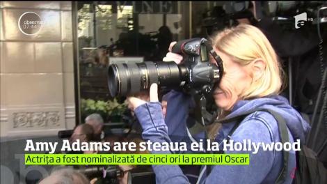 Amy Adams a primit o stea pe Bulevardul Gloriei de la Hollywood