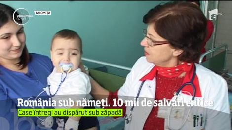 O noapte de ninsoare a dat România peste cap