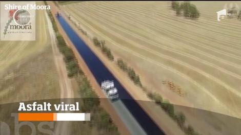 Un clip cu asflatarea unui drum din Australia a devenit viral