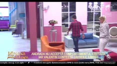 Andrada de la "Mireasă pentru fiul meu" vrea să plece din competiţie odată cu logodnicul ei, Valentin