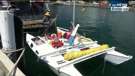 Un tată şi fiica lui de șase ani, regăsiți după o lună pe mare!