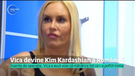 Vica Blochina se transformă în Kim Kardashian a României
