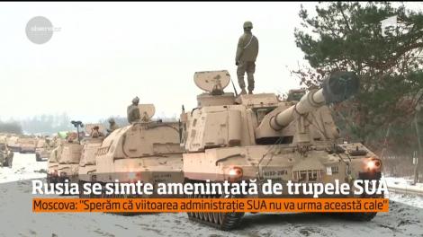 Rusia se simte amenințată de trupele SUA