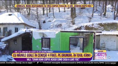 Frații care și-au salvat frații din incendiu: ”Dintr-o dată am simțit fum în casă”