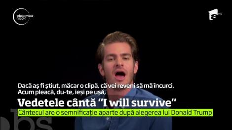 "Vom supraviețui", au strigat vedetele de la Hollywood! O nouă versiune a melodiei ”I Will Survive”, înainte de învestitura lui Donald Trump, VIRAL pe net