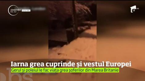 Iarna în Europa. În Grecia, oamenii blocaţi în zăpadă sunt salvaţi cu elicopterul