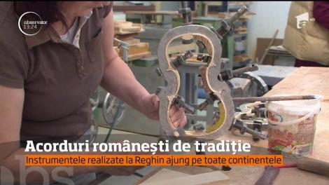 De 65 de ani, fabrica din orașul Reghin pune viori, dar şi chitare în mâinile marilor maeştri ai lumii