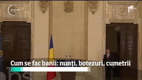 Politicienii au câştigat bani frumoşi de pe urma nunţilor şi botezurilor